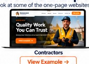 Contractor website sample