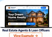 Real estate website sample